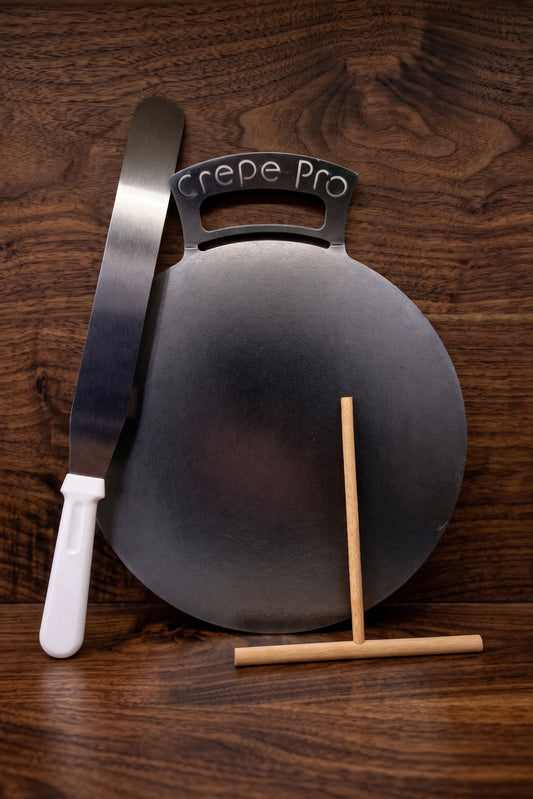 Carbon Steel 12" Pan - CrepePro Bundle Kit