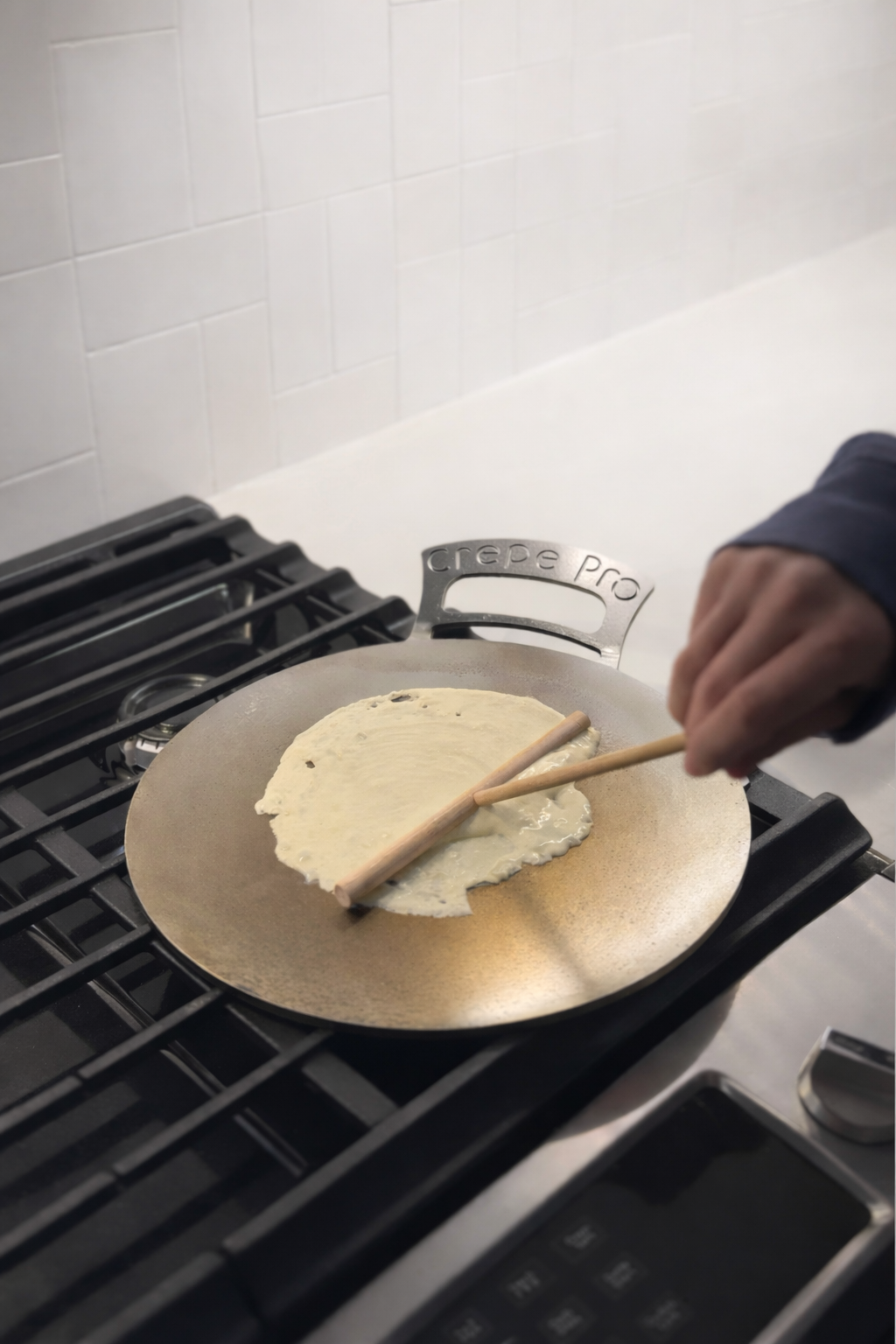 7" Beechwood Crepe Batter Spreader